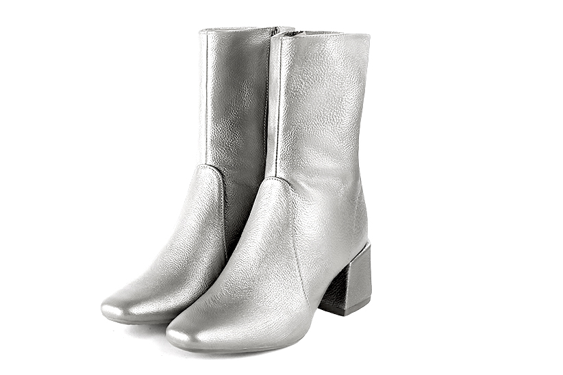 Boots shops femme argent